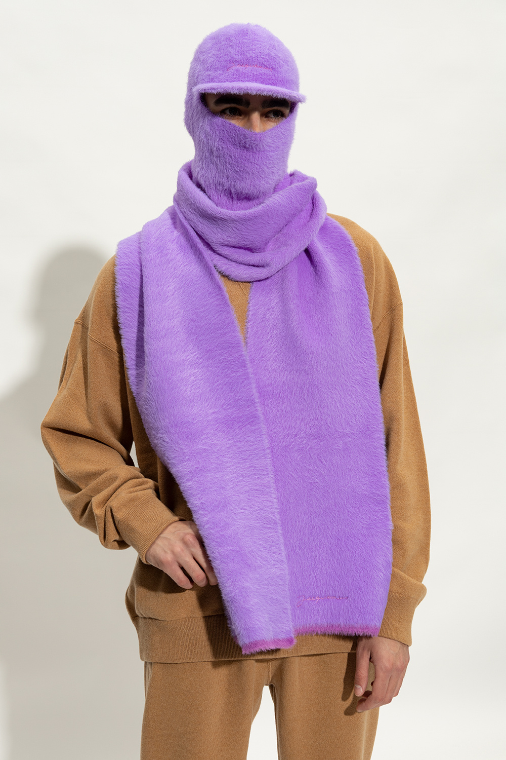 Purple Balaclava with visor Jacquemus Vitkac Germany